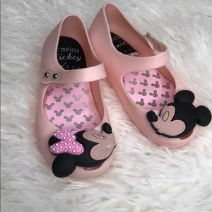 Mini Melissa Mickey shoes sz 8
